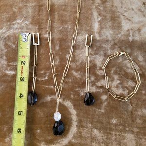 Smoky Quartz drop earrings